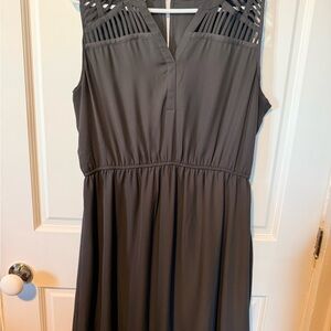 Gray Sleeveless Dress